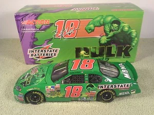 2003 Action BOBBY LABONTE #18 Interstate Batterie Hulk Chevy Diecast Nascar 1/24 - Picture 1 of 12