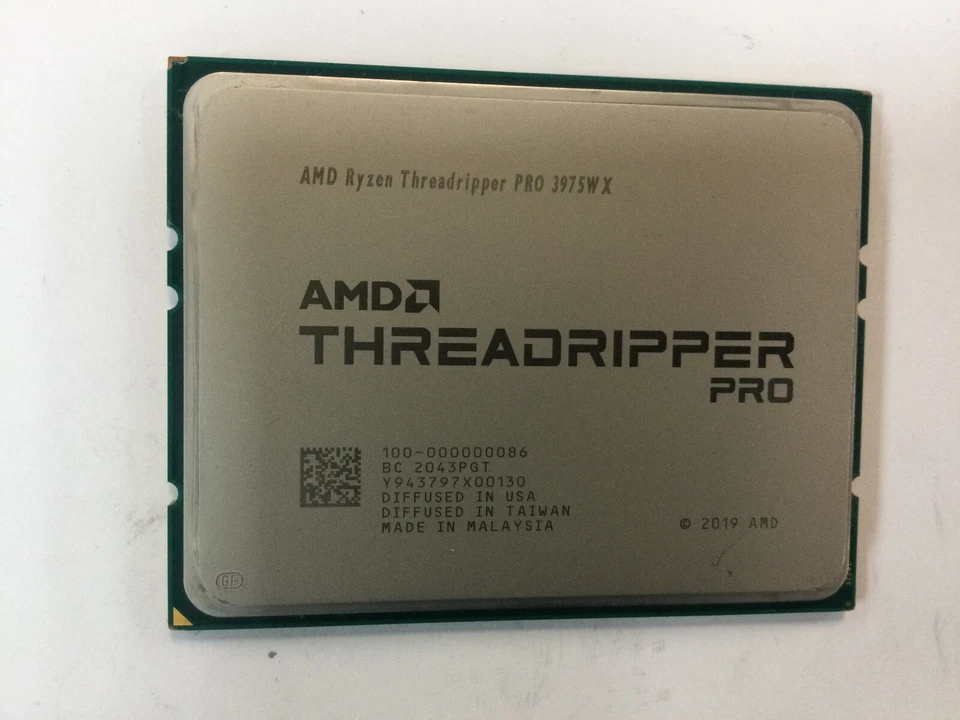 AMD Ryzen Threadripper PRO  3975WX 3.5Ghz 100-000000086 Dell Vendor Locked - Image 1 of 1