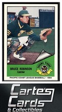 Bruce Robinson 1984 Cramer Pacific Coast League #73  Tacoma Tigers