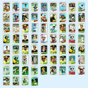 1980 Topps Lot 67 Baseball Cards Steve Garvey Los Angeles Dodgers EX MLB Set - Picture 1 of 14