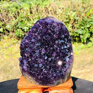 3.43LB Natural Amethyst geode quartz cluster crystal specimen Healing 2583 - Picture 1 of 18