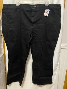 Avenue bootcut size 32 p black jeans with stretch new with tags - Picture 1 of 6