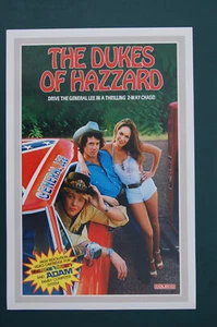 Dukes Of Hazzard Video Game Promotional Poster Coleco Vision - Picture 1 of 1