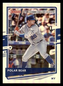 2020 Donruss Milestone Stat Line Variations #204 Pete Alonso/150 /150