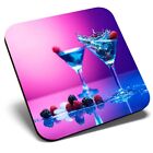 Square Single Coaster - Awesome Cocktail Drinks Beverage  #8695