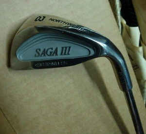 NOS 1990s Northwestern Golf SAGA III 8 Irons 431 STAINLESS STEEL RH Single Flex - Picture 1 of 24