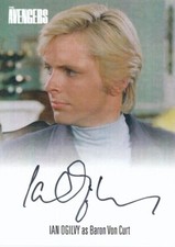 THE COMPLETE AVENGERS SERIES 3 - IAN OGILVY (VON CURT) AUTOGRAPH AVIO1 BLACK