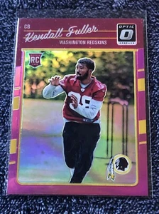 2016 Donruss Optic Rookies Pink Kendall Fuller #127 Rookie RC - Picture 1 of 3