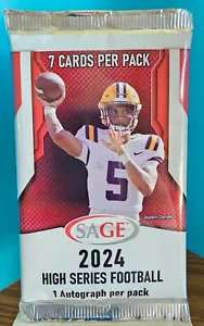 2024 SAGE Football HIGH Series BASE #96-200 Complete your Set - You Pick Card - Picture 1 of 207