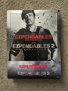 THE EXPENDABLES 1 + 2 STEELBOOK BLU-RAY FILMARENA FAC Exclusive 1/4 Quarter Slip - Picture 1 of 6
