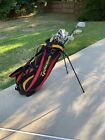 TaylorMade Men’s Complete Right Hand Golf Club Set + Callaway Wood + Bag - NICE!