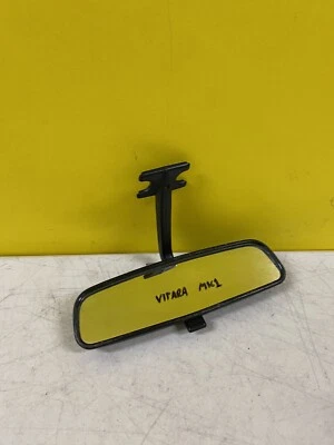 88-97 SUZUKI VITARA ESPEJO RETROVISOR INTERIOR ATENUACIÓN MANUAL NEGRO Foto 1 de 4