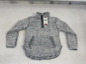 Member's Mark Cuddly Sherpa GRAY (GREY) Pullover Kids Youth [CHOOSE SIZE] - Picture 1 of 5