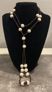 Vantel Pearls Knotty Necklace #N1648 - NEW - Picture 1 of 4