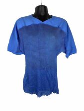 Vintage Mesh Football Jersey Columbia Blue NWOT 70s Russell Athletic Gold Tag