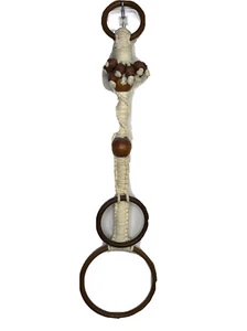 Vintage Macrame Towel Hanger MCM BOHO - Picture 1 of 3
