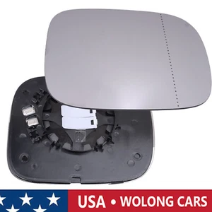 Right Side Mirror Glass w/Plate Heated for Volvo 2008-2016 XC70 2.0 3.0L 3.2L - Picture 1 of 6