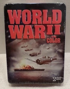 WWII In Color (DVD, 2007, 2-Disc Collector's Set) SEALED Timeless Media Group - Picture 1 of 3