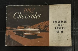 1962 Chevrolet Owners Manual Booklet Vintage Original Car Glovebox #3798320 - Foto 1 di 9
