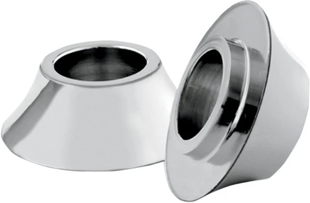 Componentes RC espaciadores de eje delantero cónicos cromados #HD-SPCR-2C Harley Davidson Foto 1 de 1