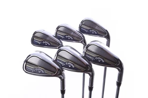 Callaway Paradym X Iron Set 5-PW Standard Stiff Flex Steel Shaft Very Good - Picture 1 of 9