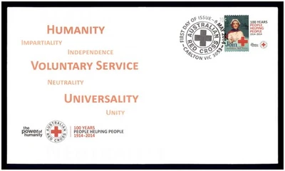 2014 First Day Cover / Issue FDC - Centenary of Australian Red Cross - Image 1 of 2
