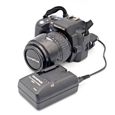 Câmera DSLR Olympus E-500 com 14-45mm - 401 - Imagem 1 de 4