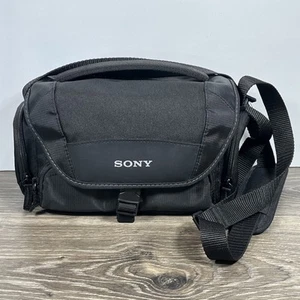 Sony LCS-U21 Soft Carrying Case for Cyber-Shot and Alpha NEX Cameras (Black) - Picture 1 of 9