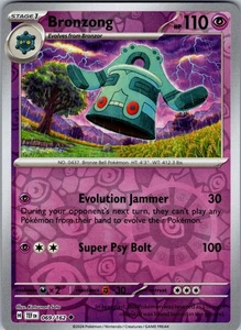 Bronzong 069/162 Uncommon Reverse Holo SV05: Temporal Forces NM - Picture 1 of 2