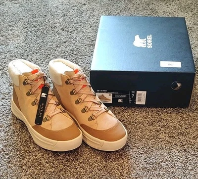 Botines Sorel para mujer ONA 503 Trail Hiker en natural talla 7 beige caqui marfil Foto 1 de 4