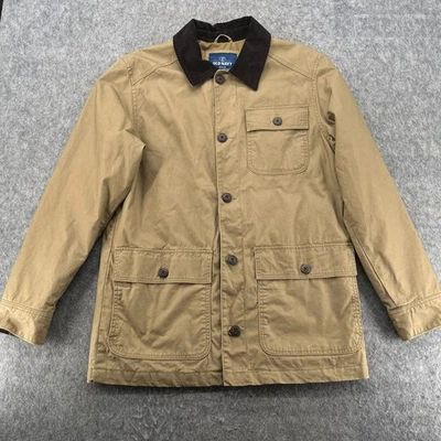 Jaqueta utilitária masculina Old Navy M bege celeiro trabalho veludo - Imagem 1 de 4