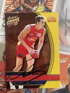 2015 Select AFL Signed Card Autograph Daniel Gorringe (Gold Coast) - Foto 1 di 2