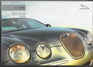 Jaguar S-Type Specification 2005-06 UK Market Brochure S SE Sport R 3.0 4.2 2.7D - Picture 1 of 3