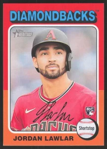 2024 Topps Heritage #429 Jordan Lawlar - Picture 1 of 2