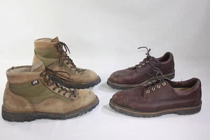 2 Pair Lot Men's sz 13 D - Danner Light II & Filson Oxford Brown Leather - Picture 1 of 12