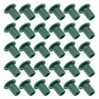 48 Pcs Cane Caps Bamboo Protectors Corner Covers For Garden Rubber Tip