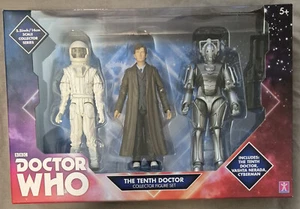 Doctor Who Tenth Doctor Figure Set Vashta Nerada Cyberman Unopened - Picture 1 of 5