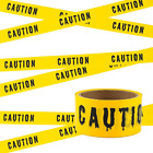 Halloween Caution Tape,Barrier Tape Yellow Halloween Decorations.25M * 4.8Cm