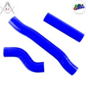 For 2017 2018 Husqvarna TC 250/TE 250/TE 300/TX 300 Silicone Radiator Hose Blue - Picture 1 of 3