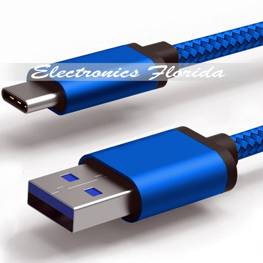 Cable USB C Tipo-C Trenzado Cargador Rápido Sincronización Carga Para Nintendo Switch Lote Foto 1 de 1
