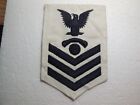 Us Navy Petty Officer First Class Interior Communications White Rate Patch Nos