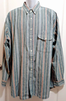 Vintage OAKTON LIMITED Men's Shirt Size XL Tall Long Sleeve Button Up~ Hong Kong - Image 1 of 4