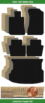 Juego de alfombrillas Lloyd Custom Luxe para BMW 325e 1984-1987 (5 piezas) #1GA Foto 1 de 4