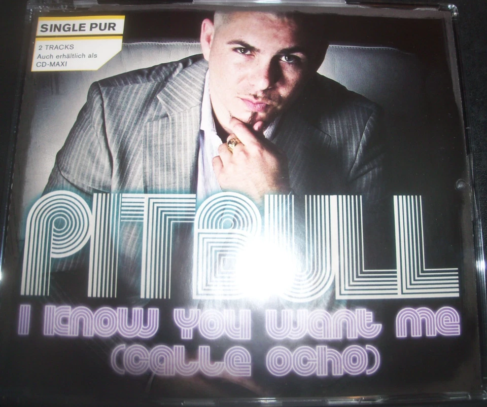 Pitbull — «Я знаю, что ты хочешь меня» (Calle Ocho), компакт-диск, сингл — как новый - Изображение 1 из 1
