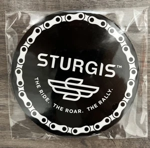 12 Sturgis Motorrad Rallye Schaumstoffkarton Souvenir Untersetzer Coca-Cola 3,5" - Bild 1 von 3
