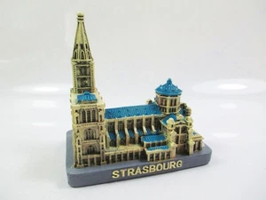 Straßburg Strasbourg Münster Kathedrale Souvenir Poly Modell 10cm Frankreich - Picture 1 of 5