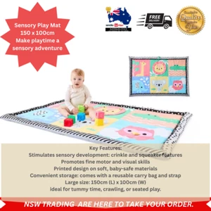 Sensory Play Mat – 150 x 100cm Make playtime a sensory adventure with this fun - Picture 1 of 7