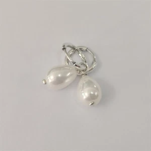 Pandora Silver Earrings Pearl Earrings - Afbeelding 1 van 4