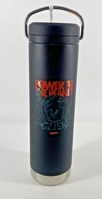 Botella NEFF de acero inoxidable aislada al vacío Klean Kanteen de 20 oz Power To Planet Foto 1 de 4