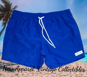 Calvin Klein Size 2XL Men's UPF-40 Swim Trunks w/Briefs 6" Beach Shorts Swimwear - Picture 1 of 5
